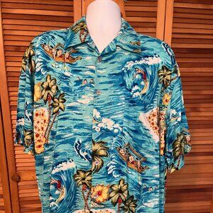 NWT SUNSET HIGHWAY SZ XL SS HAWAIIAN SHIRT